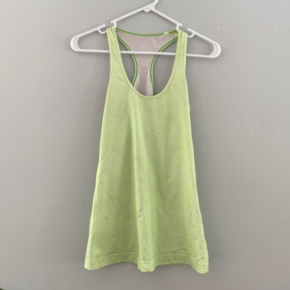 lululemon athletica Tops - LULULEMON polka-dot racer back tank